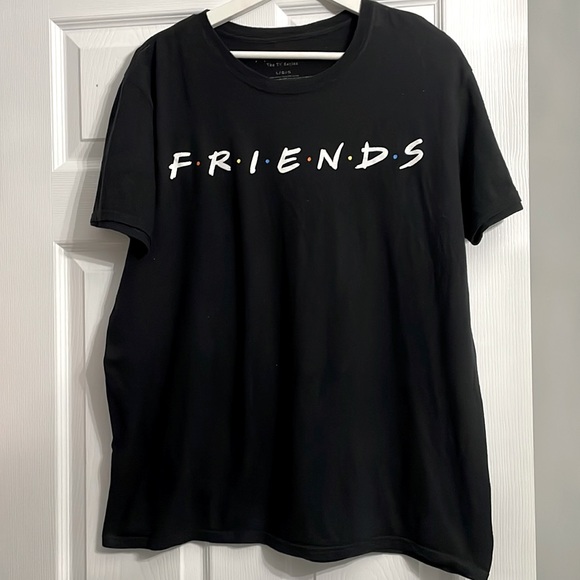FRIENDS Other - FRIENDS THE TV SERIES SIZE LARGE MENS BLACK SHORT SLEEVE T-SHIRT